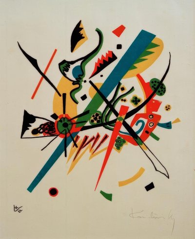 Kleine werelden I door Wassily Kandinsky